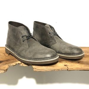 Clark’s | Chukka Mens Grey Dessert Boots Size 10.5